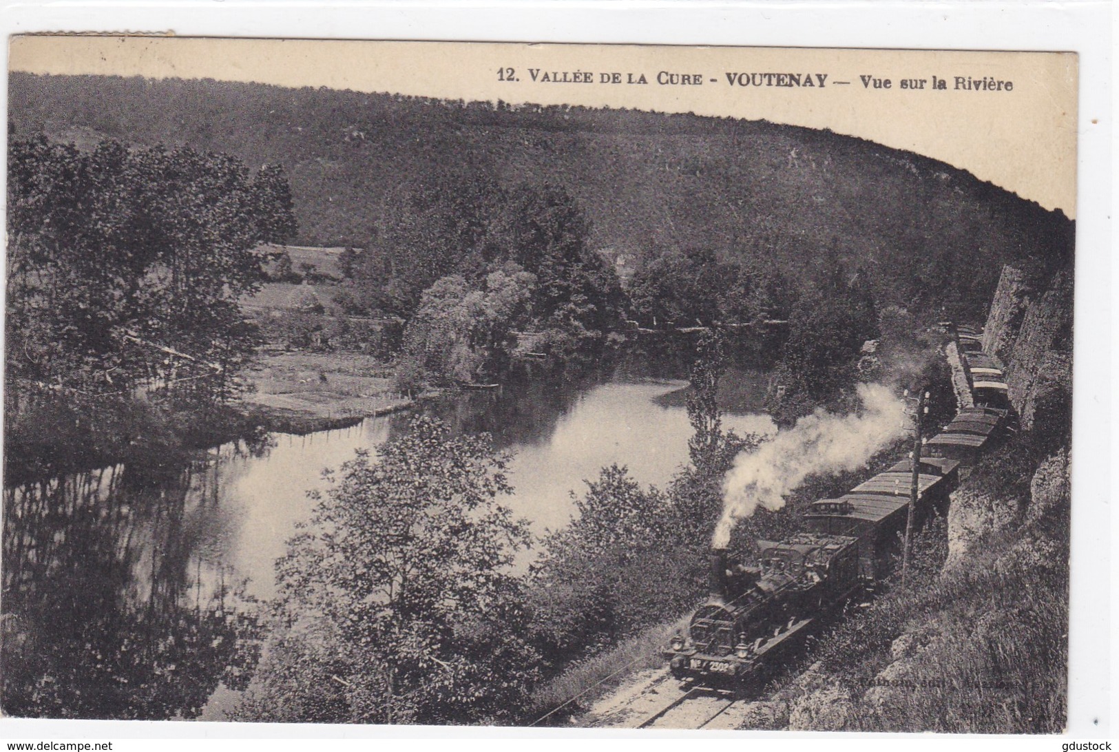 Yonne - Vallée De La Cure - Voutenay - Vue Sur La Rivière - Autres & Non Classés