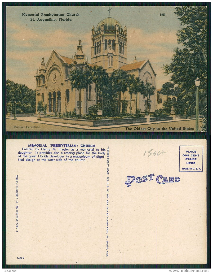 USA [OF #15607] - FLORIDA FL - MEMORIAL PRESBYTERIAN CHURCH ST AUGUSTINE - St Augustine