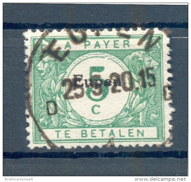 Eupen PORTO 1 Sauber Gest. (73083 - Besetzungen 1914-18