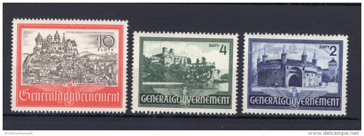 GG 63/65 SATZ**POSTFRISCH (73945 - Besetzungen 1938-45