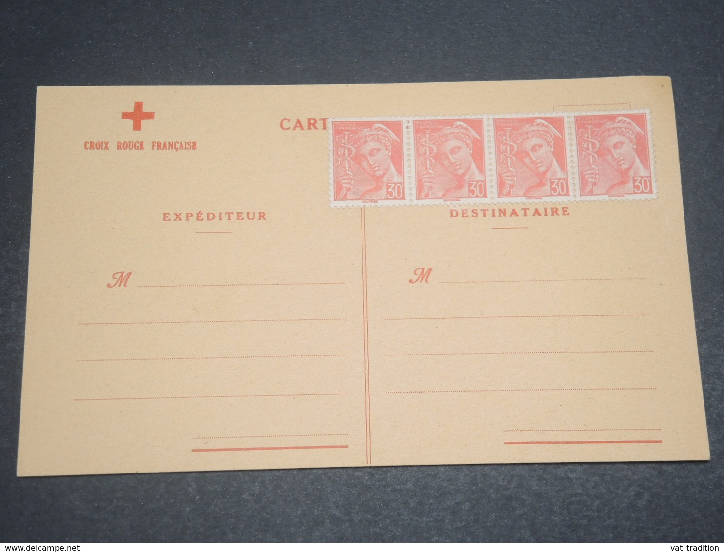 FRANCE - Carte Croix Rouge Non Voyagé , Prête à L 'emploi , Période 1940 - L 12116 - Red Cross