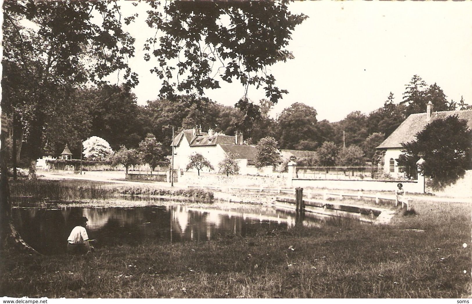 Carte De L'Oise, La Croix-Saint-Ouen (60), étang De Périne, Auberge De La Jeunesse, éd. Laurent 7, Vierge, Bon état - Autres & Non Classés