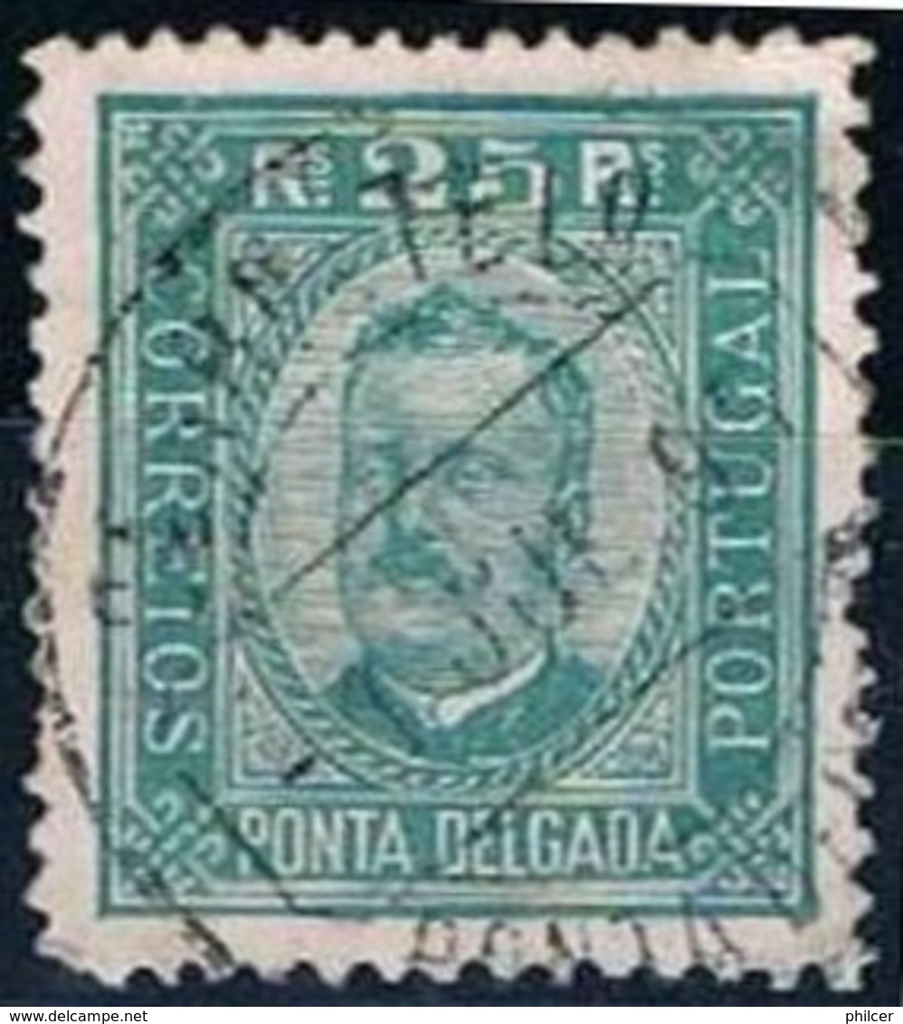 Ponta Delgada, 1892/3, # 5, Used - Ponta Delgada