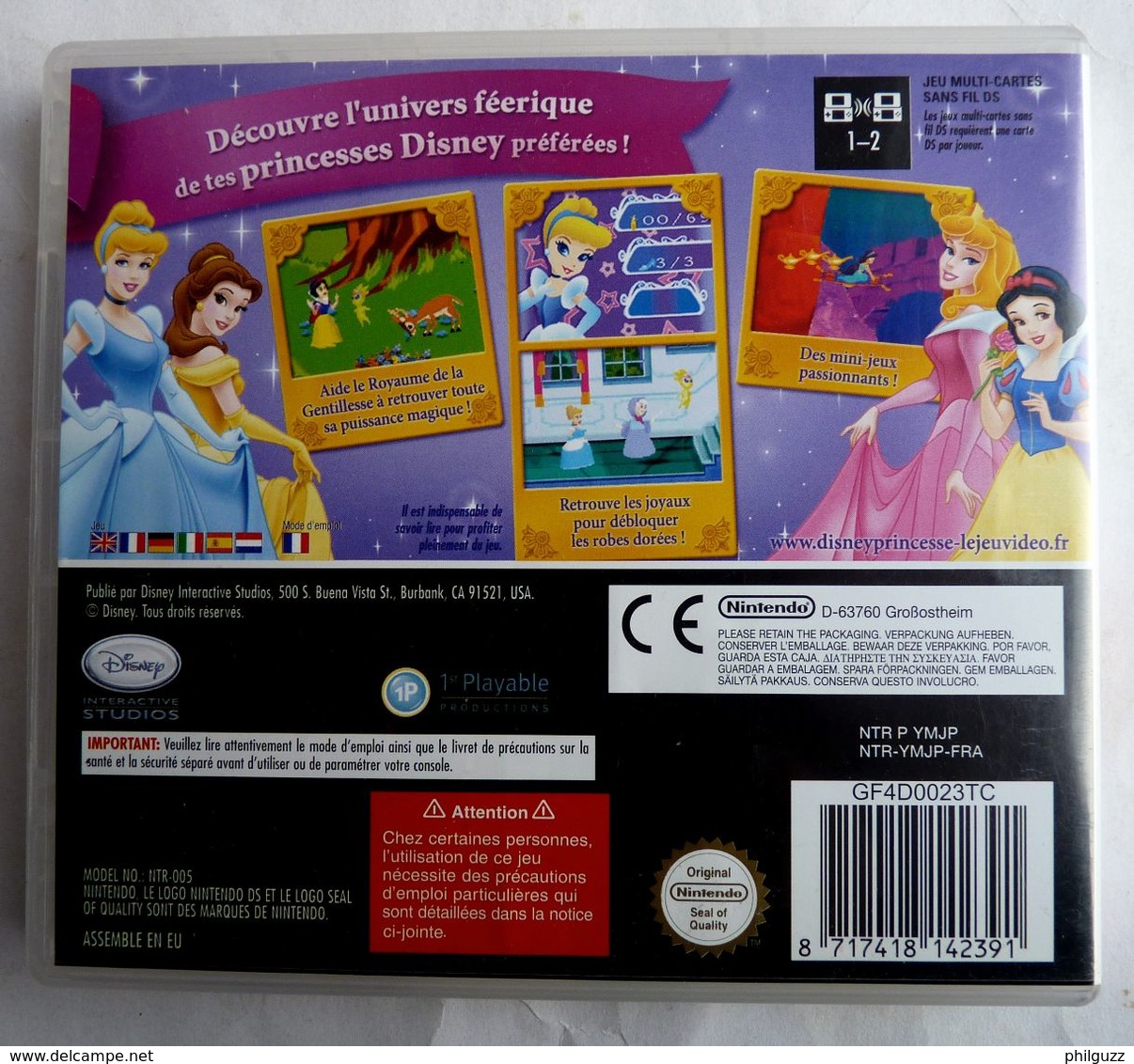 JEU NINTENDO DS DISNEY PRINCESSE - Les Joyaux Magiques - Nintendo DS