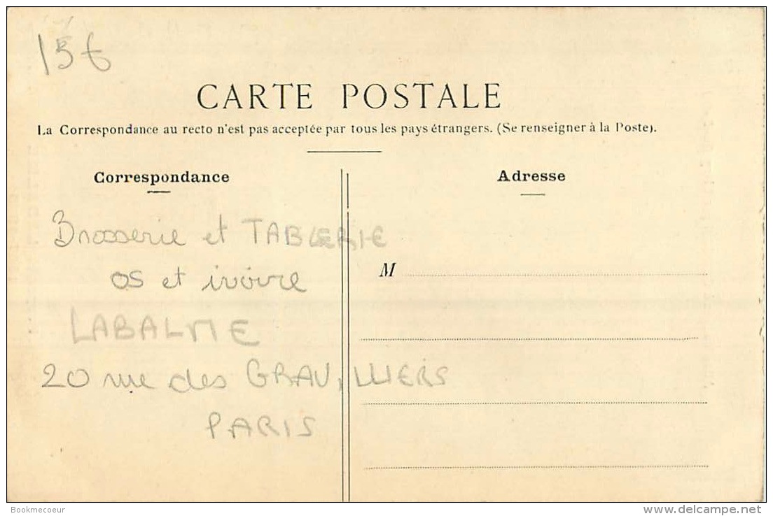 93 LIVRY GARGAN Allée Vauban Propriété LABALME  Brossier Tableur à PARIS,  OS &amp; IVOIRE Voir SCANS - Livry Gargan