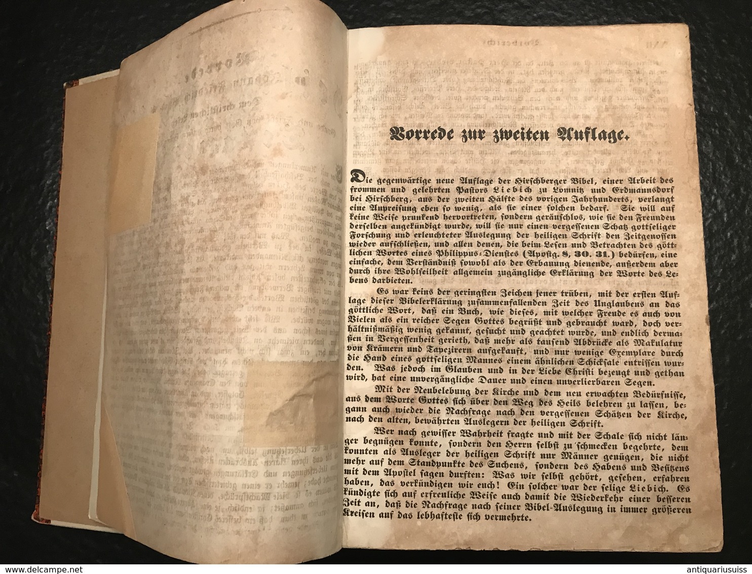 Die Bibel Oder: Die Ganze Heilige Schrift Alten Und Neuen Testaments, Nach Der Deutschen Übersetzung D. Martin Luthers - Livres Anciens