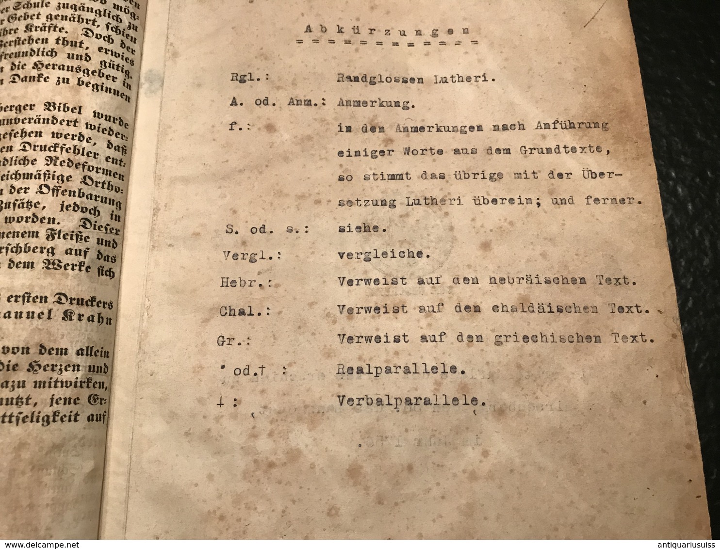 Die Bibel Oder: Die Ganze Heilige Schrift Alten Und Neuen Testaments, Nach Der Deutschen Übersetzung D. Martin Luthers - Oude Boeken