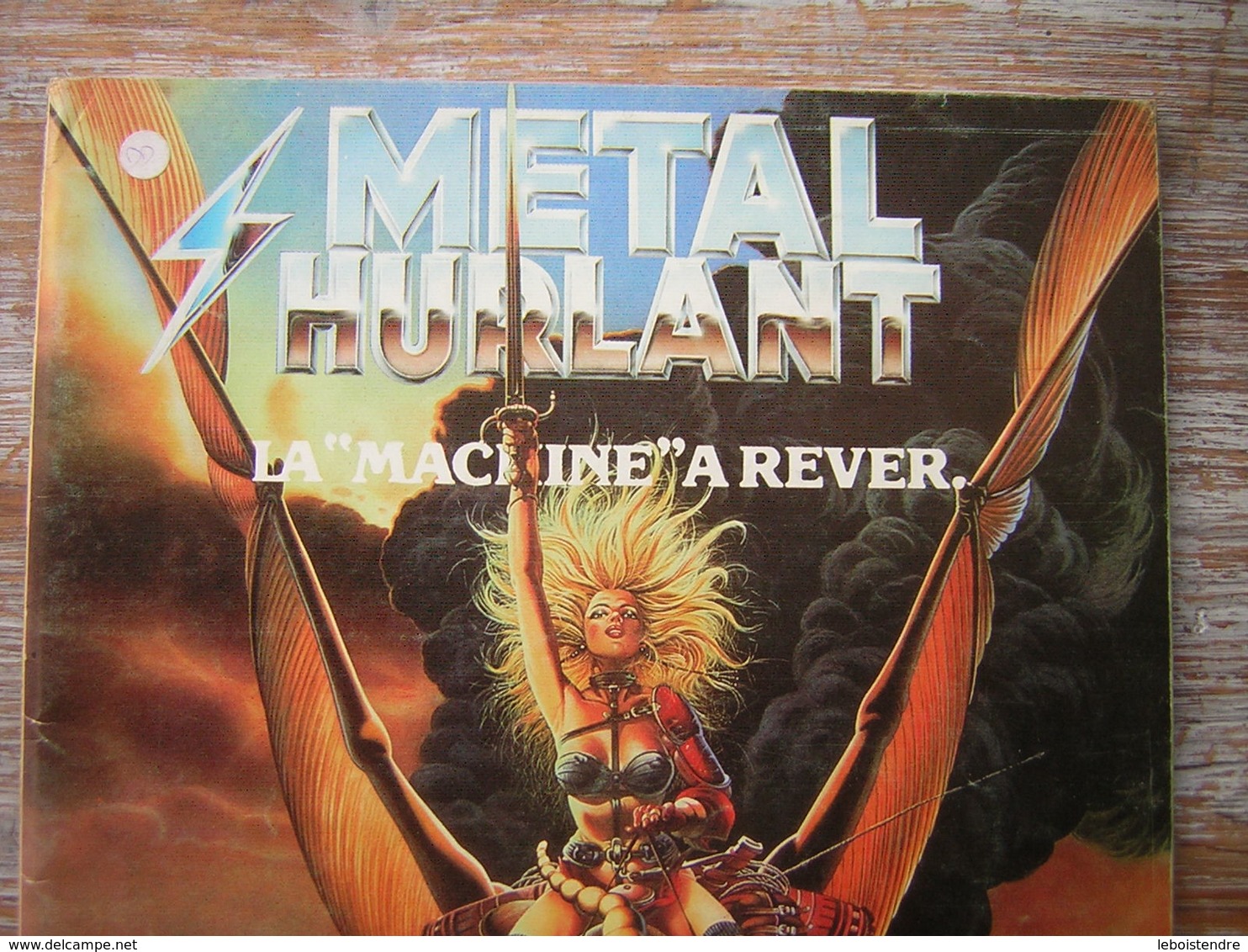 REVUE BD  MENSUEL N° 68 METAL HURLANT   1981  LA MACHINE A REVER - Métal Hurlant