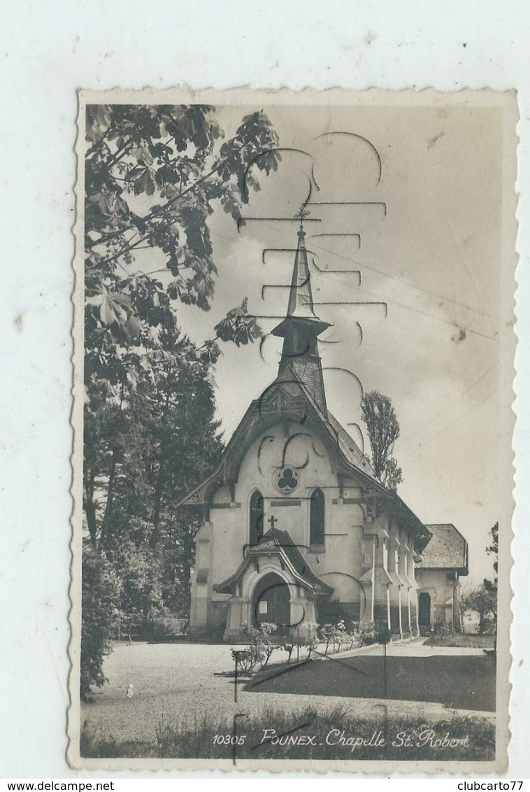 Founex (Suisse, Vaud) : La Chapelle Saint-Robert En 1950 PF - Founex