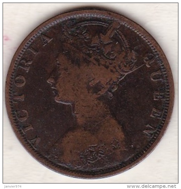 Hong Kong . 1 Cent 1899 . Victoria. Bronze .  KM# 4.3 - Hong Kong