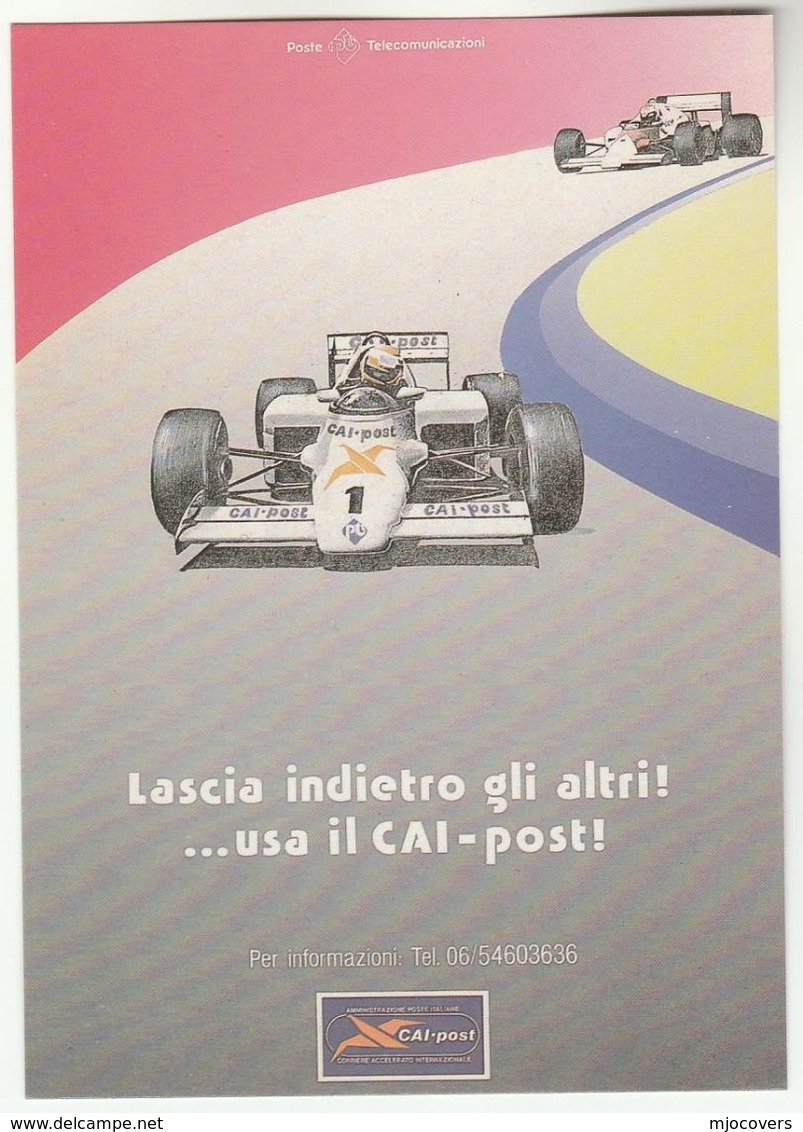 1987 ITALY MOTOR RACING  EVENT COVER  Card Stamps Postcard  Car Sport - Other & Unclassified