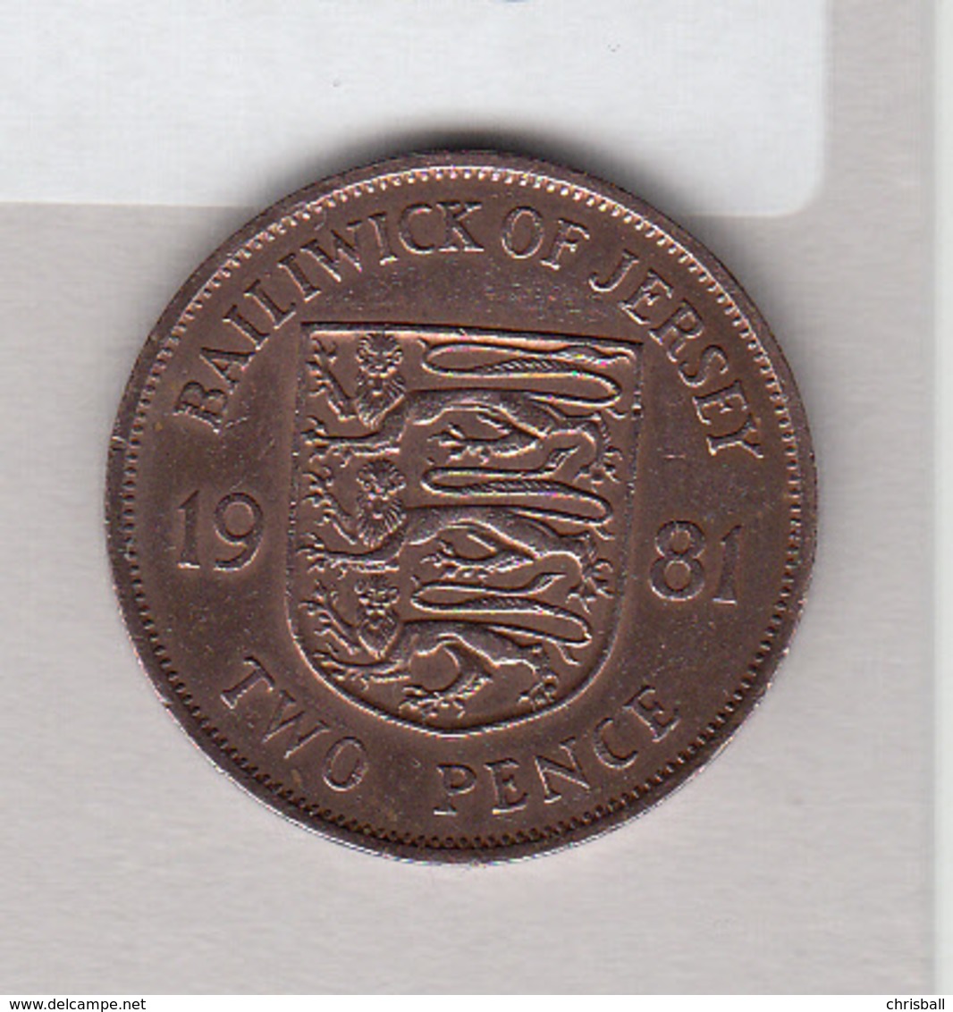Jersey 1981 2p Coin (Low Mintage 50K) - Jersey