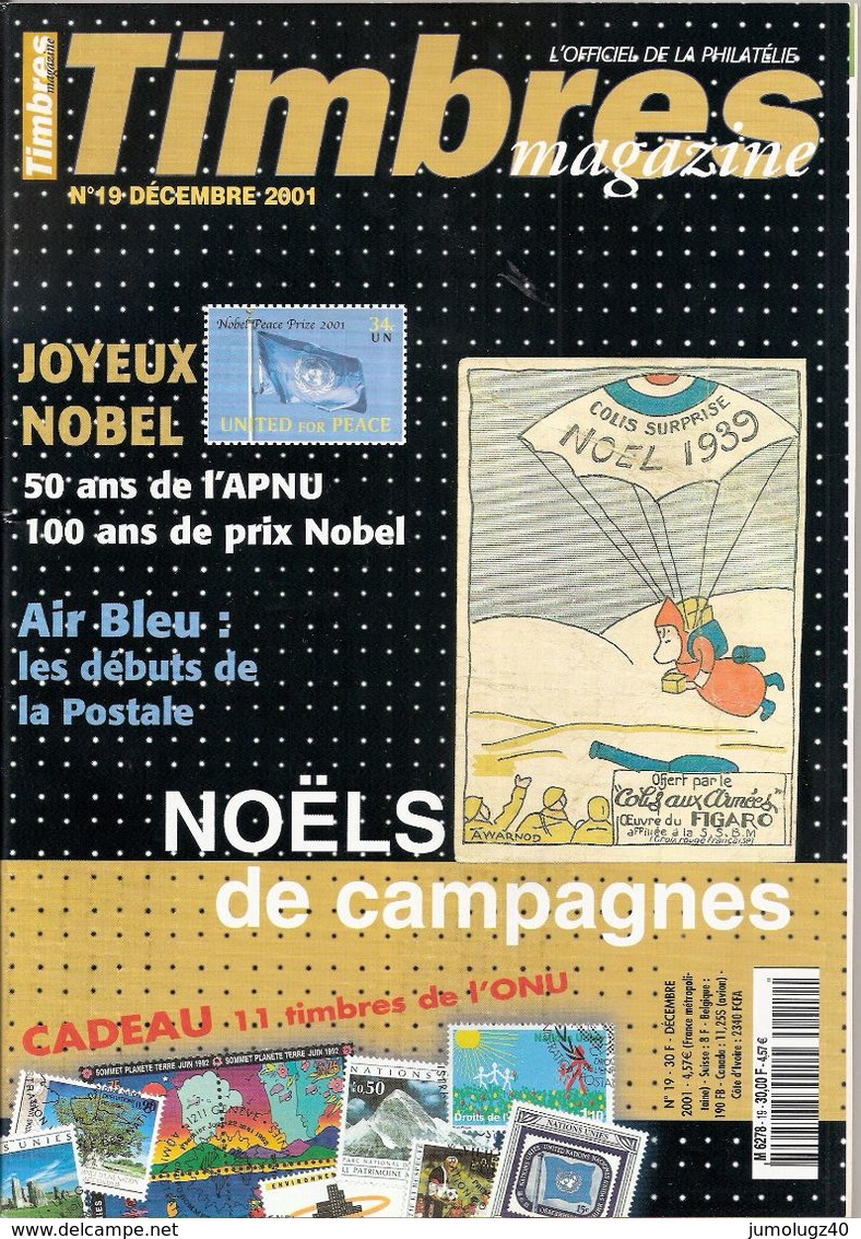 Timbres Magazine N° 19. Décembre 2001 - Français (àpd. 1941)