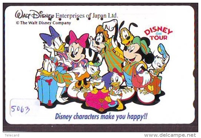 Télécarte  * DISNEY * Japon (110-161110) DISNEY ON TOUR  (5063) * JAPAN PHONECARD * - Disney