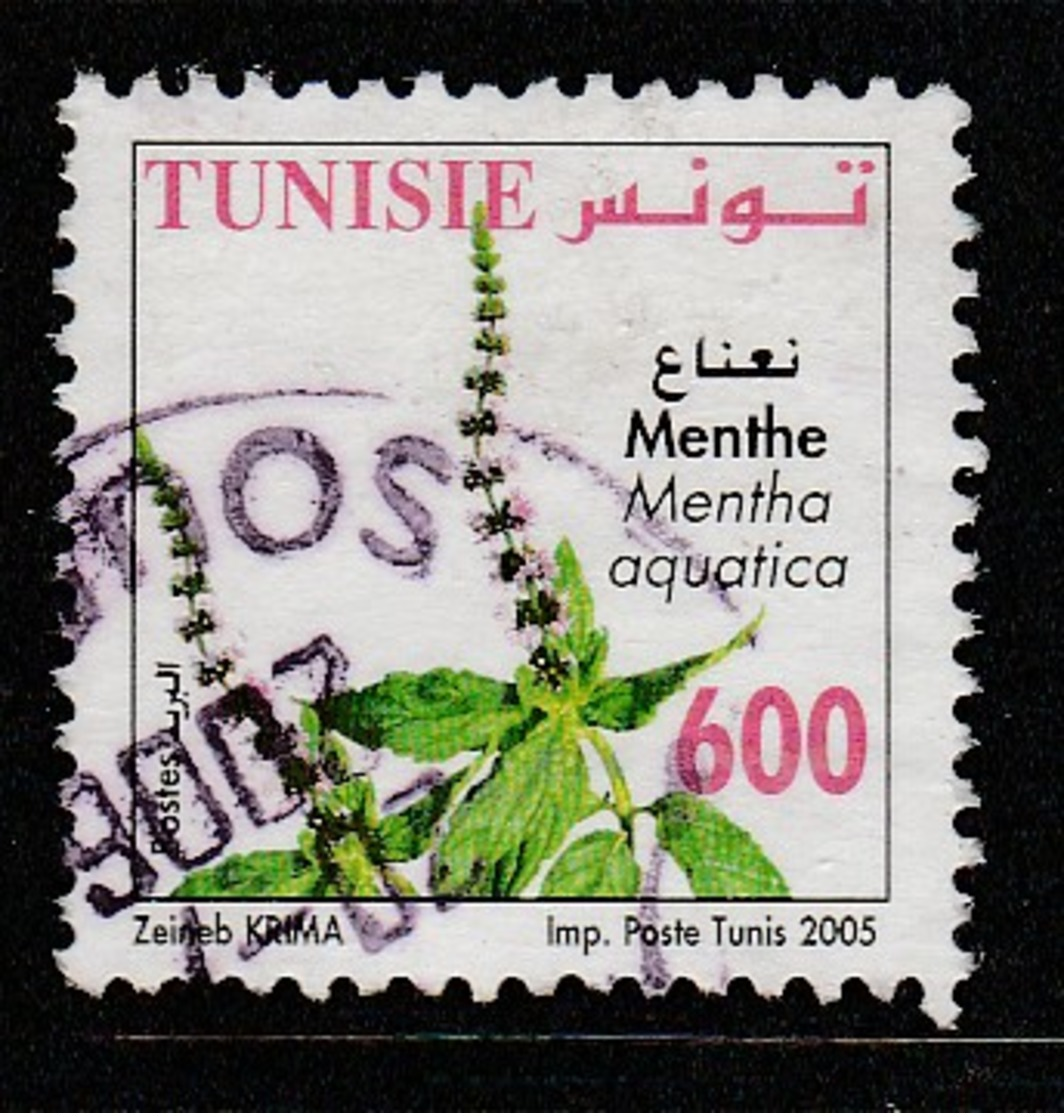 Tunisia 2005 Medicinal Plants 600m Multicolor SW 1641 O USED - Tunisia