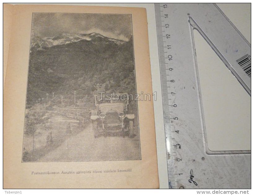 Post Bus Semmering Austria Print Engraving Gravour 1927 - Stiche & Gravuren