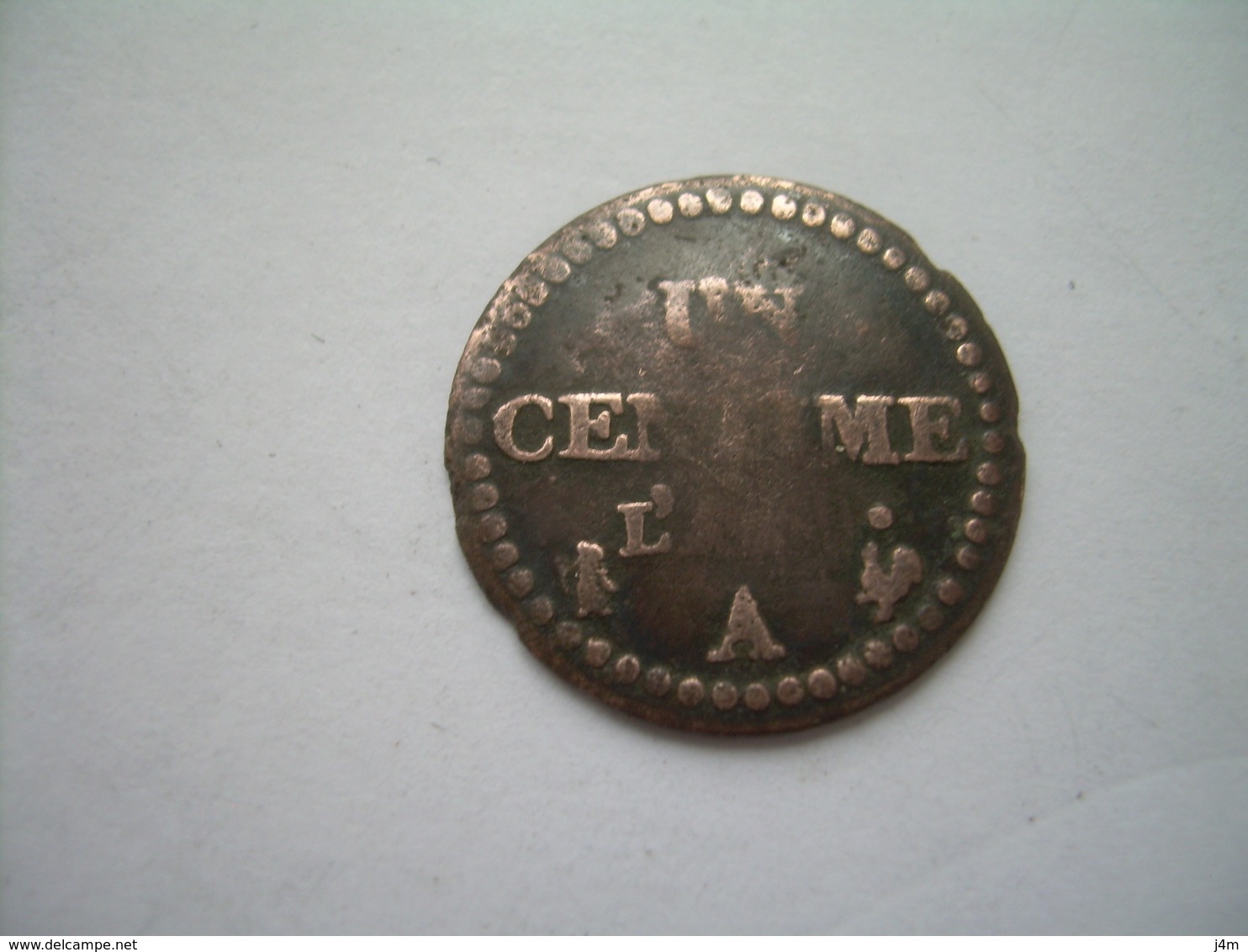 MONNAIE ..FRANCE 1 Centime L'AN ? A.. 2 Scans - Other & Unclassified