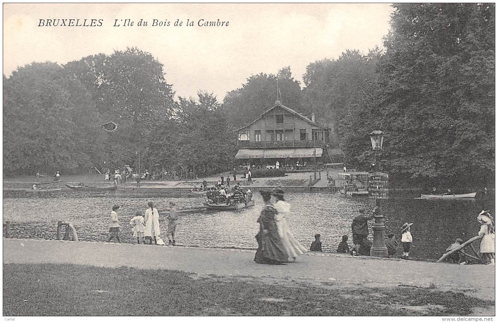 BRUXELLES - L'Ile Du Bois De La Cambre - Bossen, Parken, Tuinen