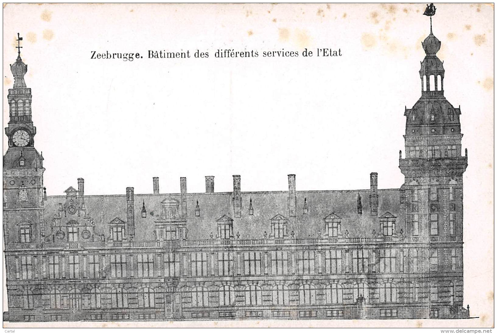 ZEEBRUGGE - Bâtiment Des Différents Services De L'Etat - Zeebrugge