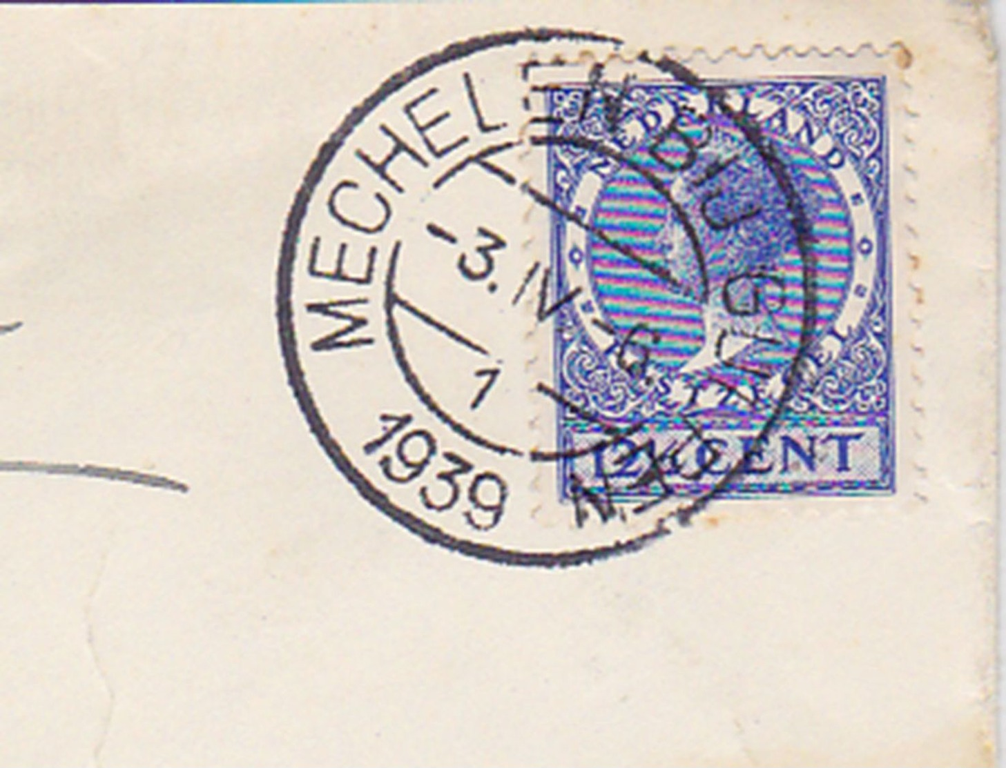 NETHERLANDS 1939 (3.4.) COVER PM "Mechelen Bij Bulten" TO GERMANY - Covers & Documents