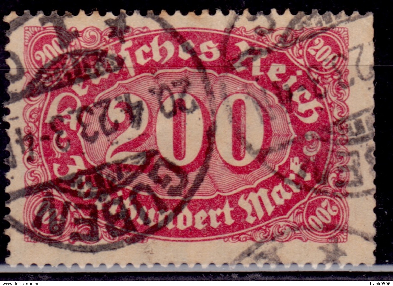 Germany - 1922,  Numeral Of Value, 200m, Sc#200, Used - Oblitérés