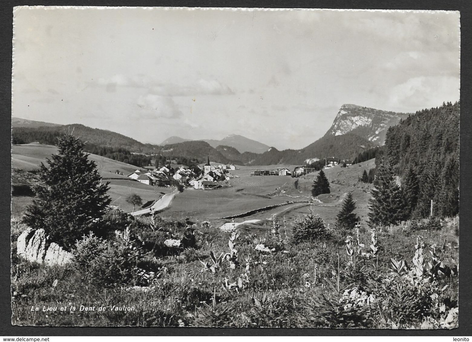 LE LIEU VD Et Le Dent De Baulion 1945 - Le Lieu