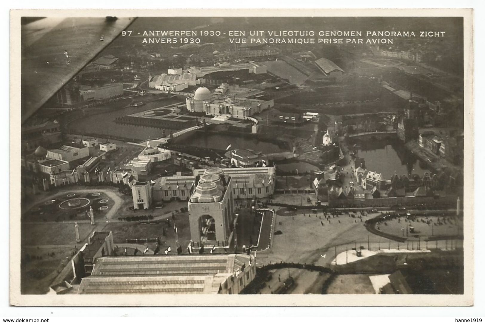 Antwerpen Foto Postkaart Luchtopname 1930 Prise Par Avion - Antwerpen