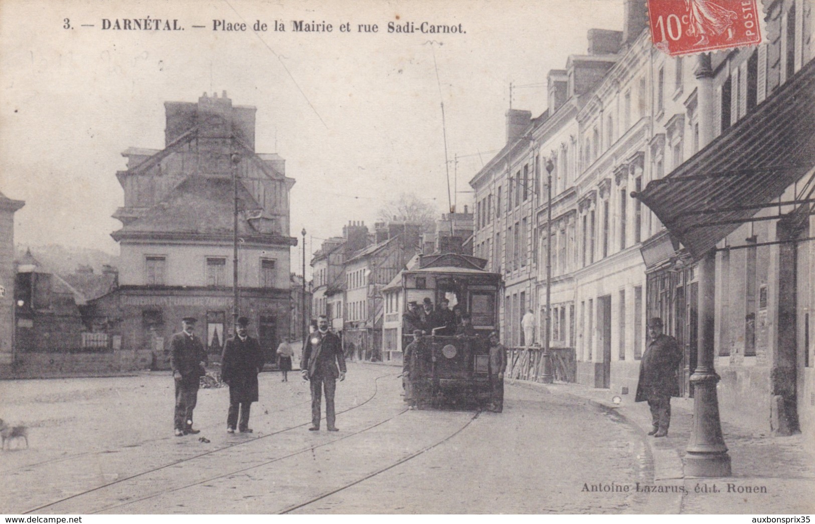 DARNETAL - PLACE DE LA MAIRIE ET RUE SADI CARNOT - 76 - Darnétal