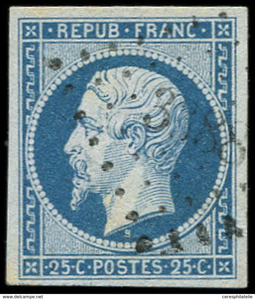 PRESIDENCE 10   25c. Bleu, Obl. PC 3388, Frappe Légère, TTB - 1852 Louis-Napoléon