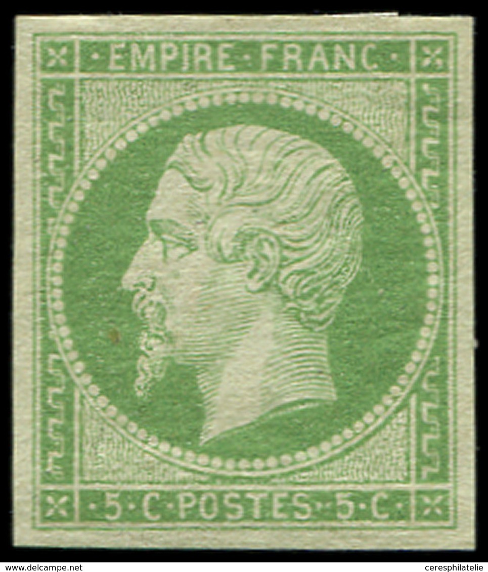 * EMPIRE NON DENTELE 12a   5c. Vert Jaune, Frais Et TB - 1853-1860 Napoléon III.