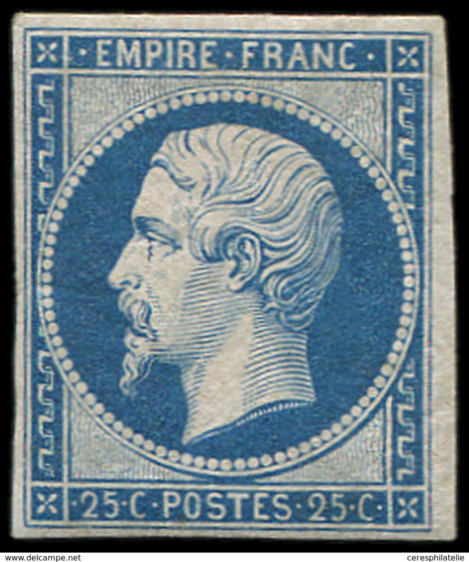 ** EMPIRE NON DENTELE R15c  25c. Bleu, REIMPRESSION, TTB - 1853-1860 Napoléon III.