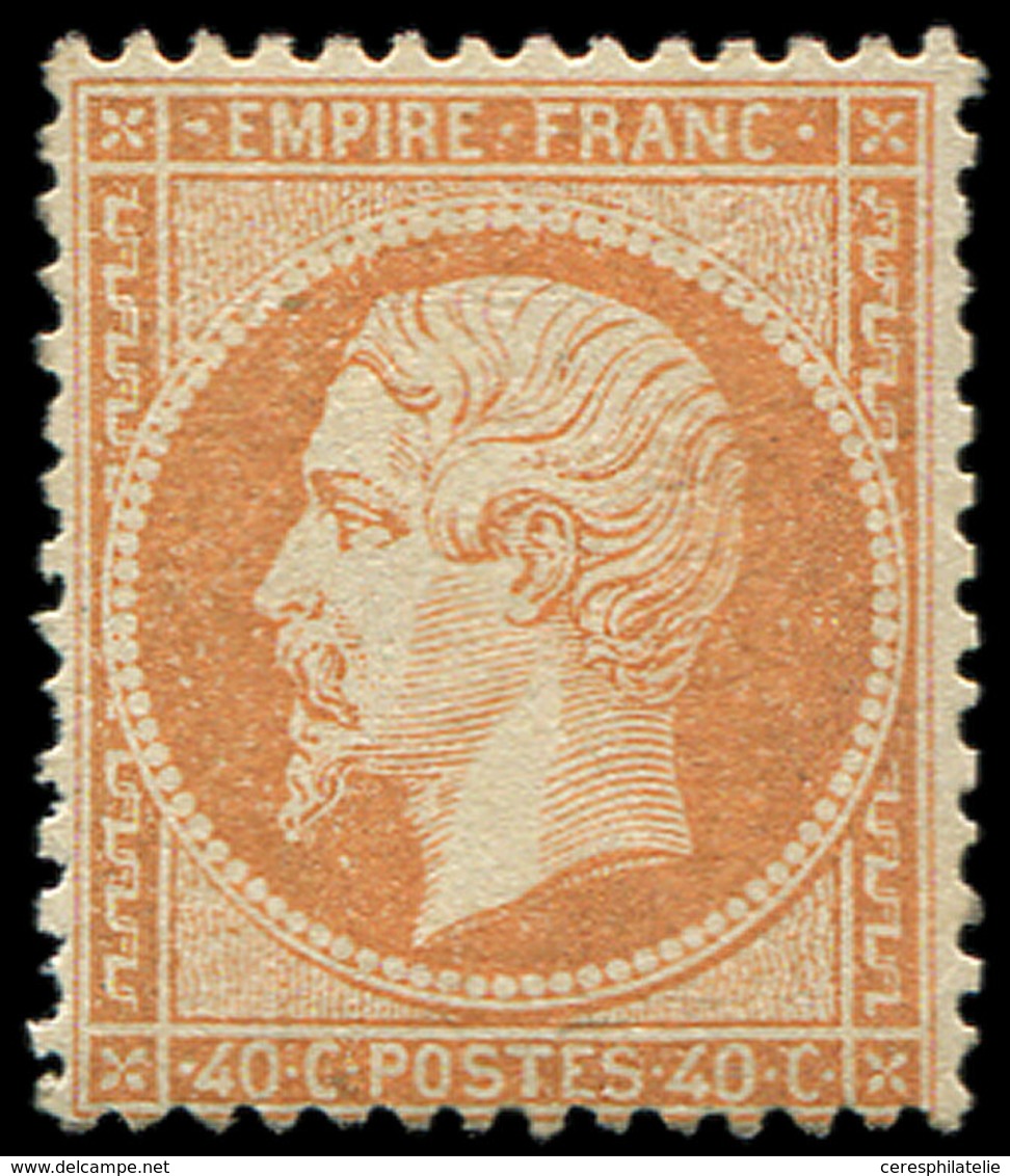 * EMPIRE DENTELE 23   40c. Orange, Très Bon Centrage, TB. C - 1862 Napoléon III.