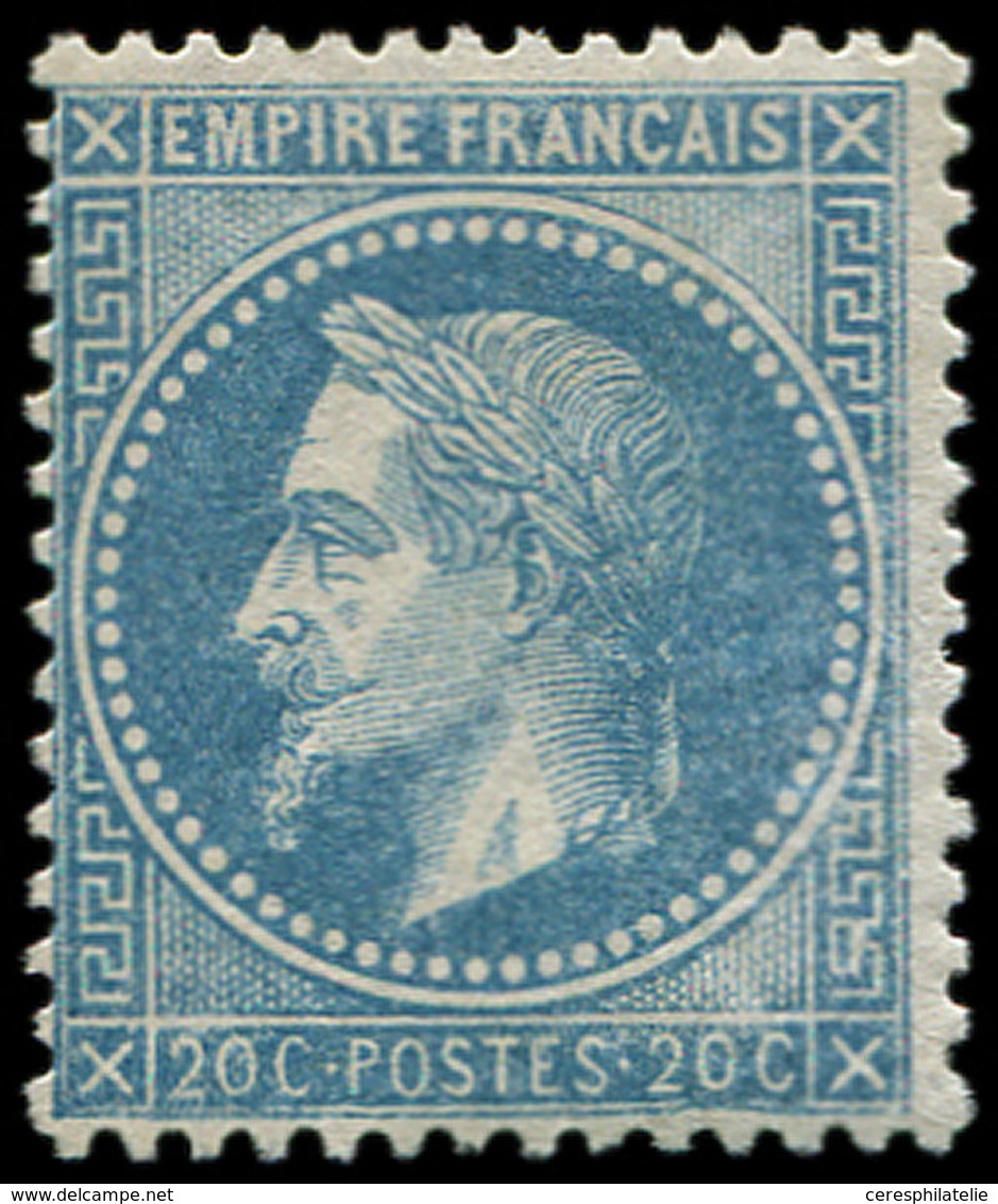 * EMPIRE LAURE 29A  20c. Bleu, T I, Gomme Partielle Mais Très Frais Et TB. C - 1863-1870 Napoléon III. Laure