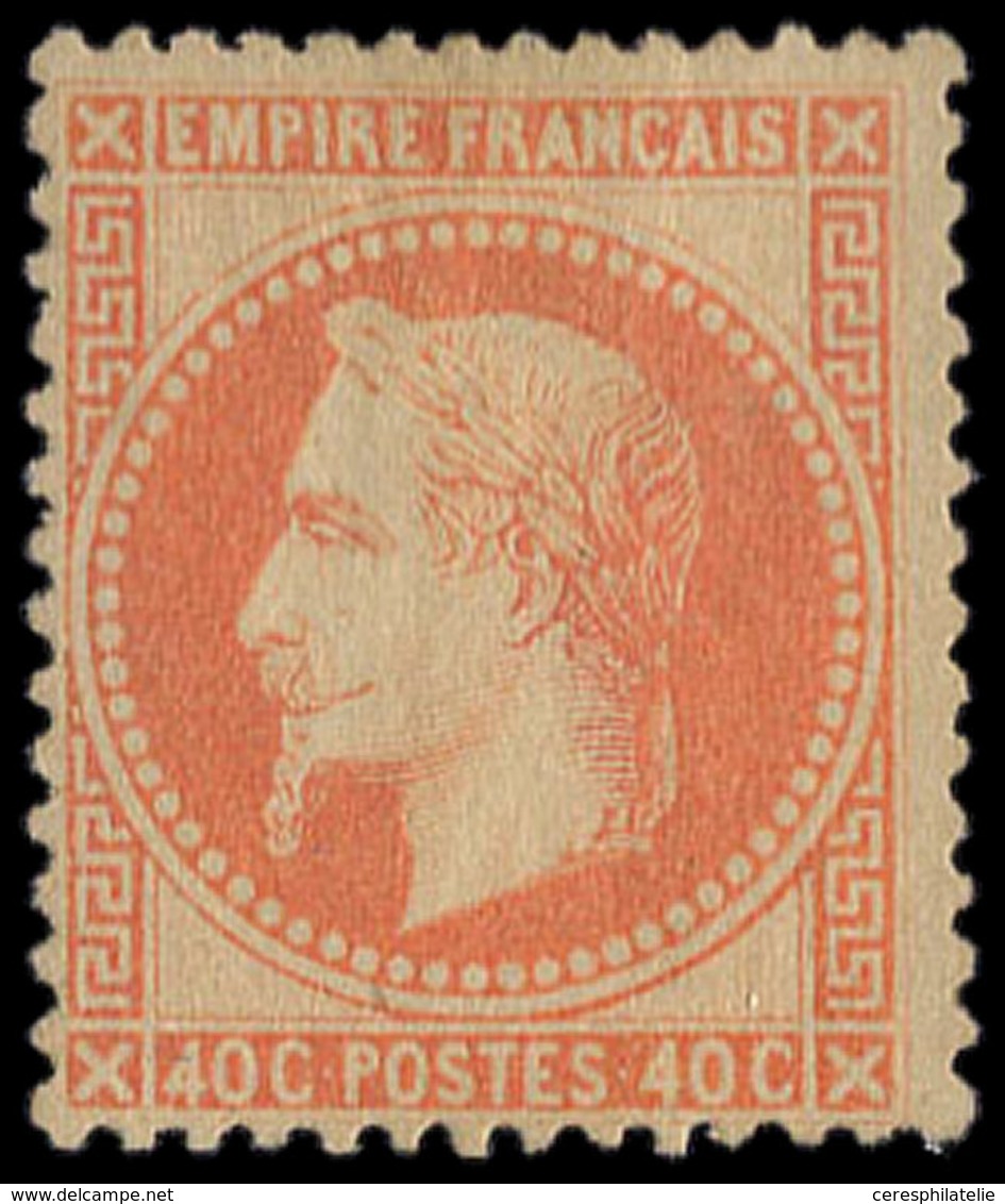 * EMPIRE LAURE 31   40c. Orange, Ch. Un Peu Forte, Sinon TB - 1863-1870 Napoléon III. Laure