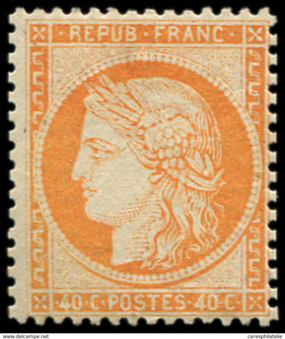 * SIEGE DE PARIS 38   40c. Orange, TB - 1870 Assedio Di Parigi