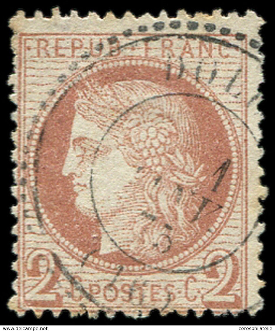 CERES DENTELE 51    2c. Rouge-brun, Obl. Càd T24 DOL(US) 1/1/75, TB - 1849-1876: Klassik
