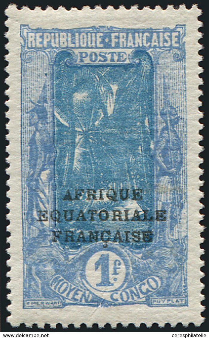 * CONGO 102a : 1f. Outremer Et Bleu, SANS Surcharge De La Nouvelle Valeur, TB - Sonstige & Ohne Zuordnung