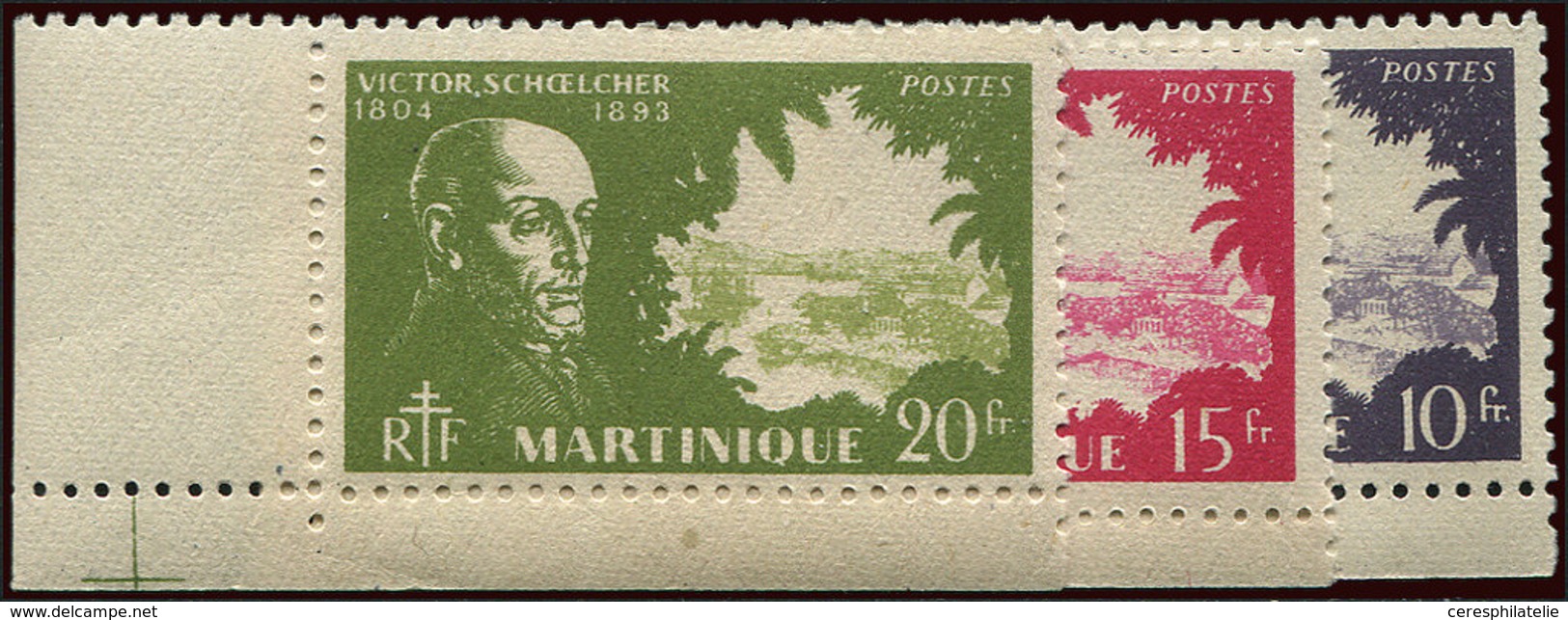 ** MARTINIQUE 199/217 : Effigie V. Schoelcher, TB - Sonstige & Ohne Zuordnung