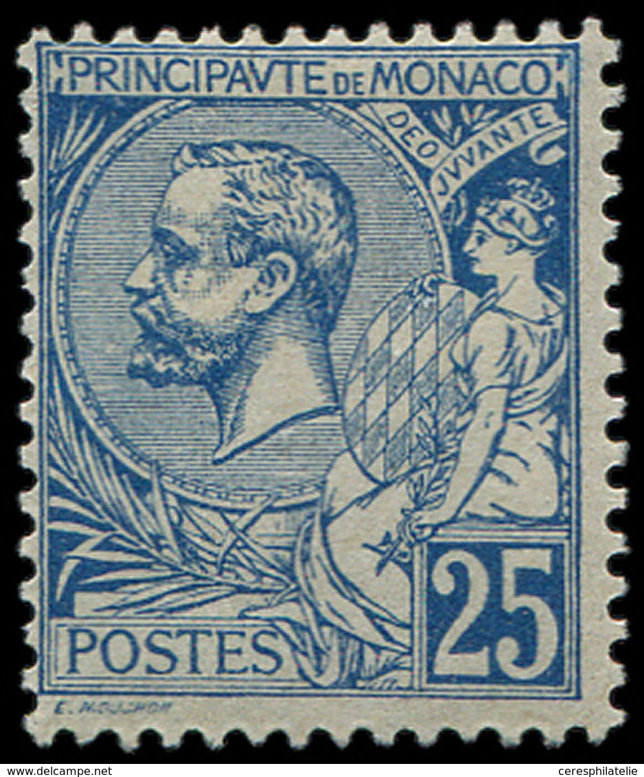 * MONACO 25 : 25c. Bleu, TB - Gebraucht