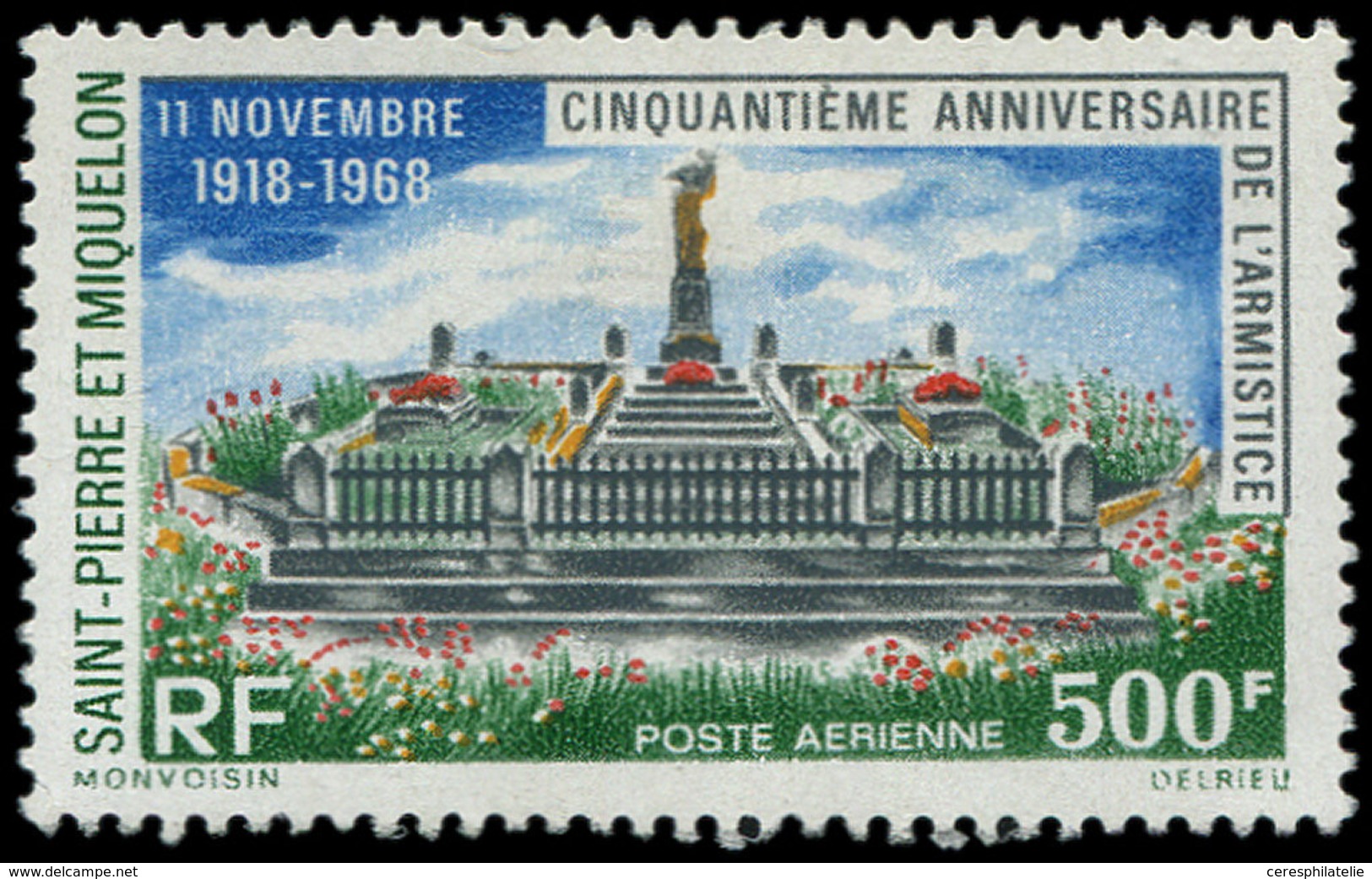 * SAINT PIERRE ET MIQUELON PA 42 : Cinquantenaire De L'Armistice, TB - Ungebraucht