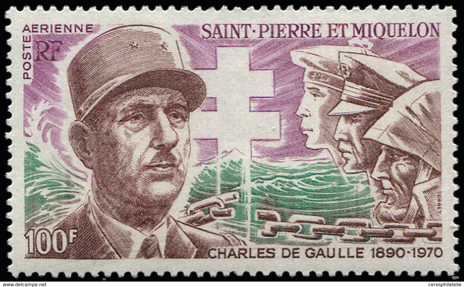 * SAINT PIERRE ET MIQUELON PA 53 : Général De Gaulle, TB - Ungebraucht