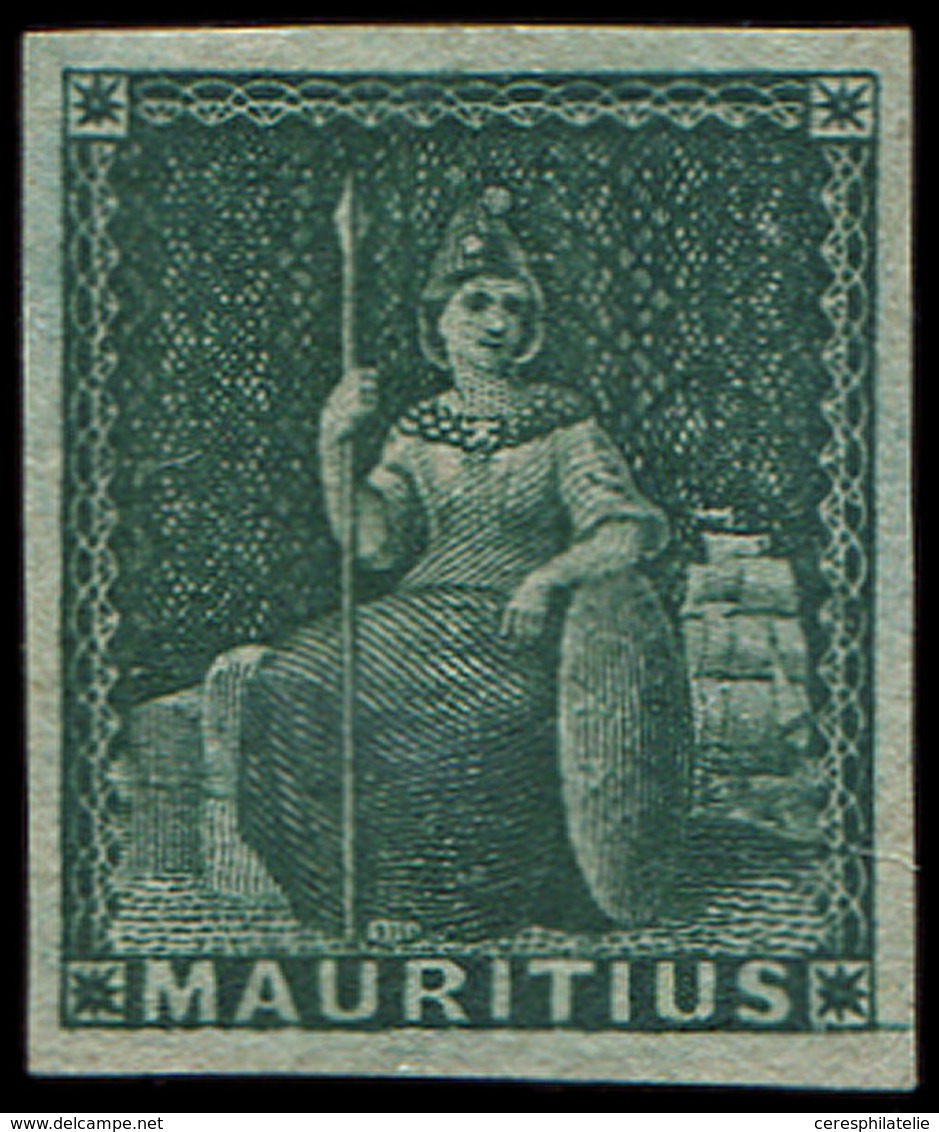 (*) ILE MAURICE 12 : (4p) Vert, TB - Mauritius (...-1967)