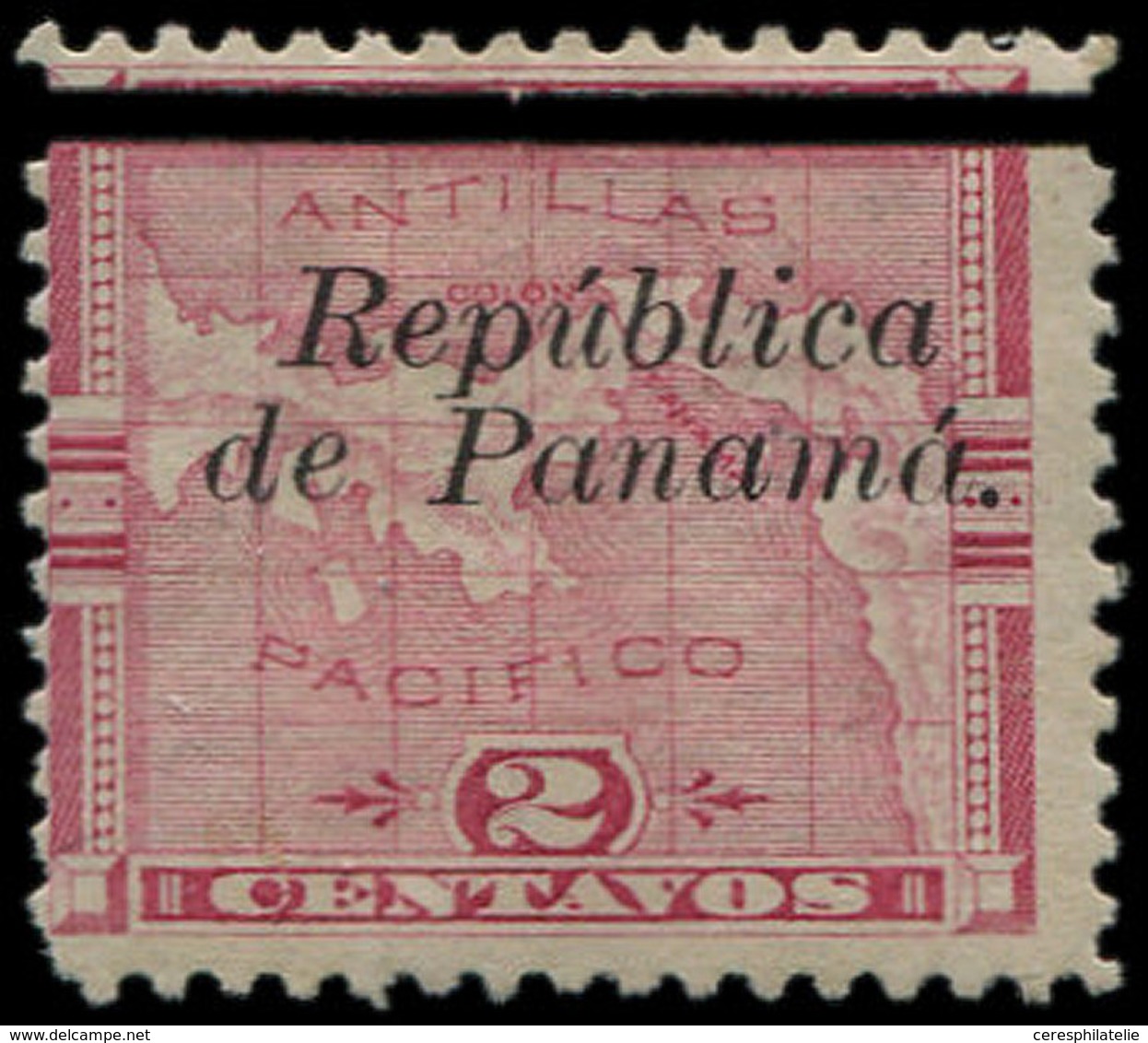 * PANAMA (REPUBLIQUE) 40 Et 40a : 2c. Rose, Sans Accent Sur A + Normal, TB - Panamá