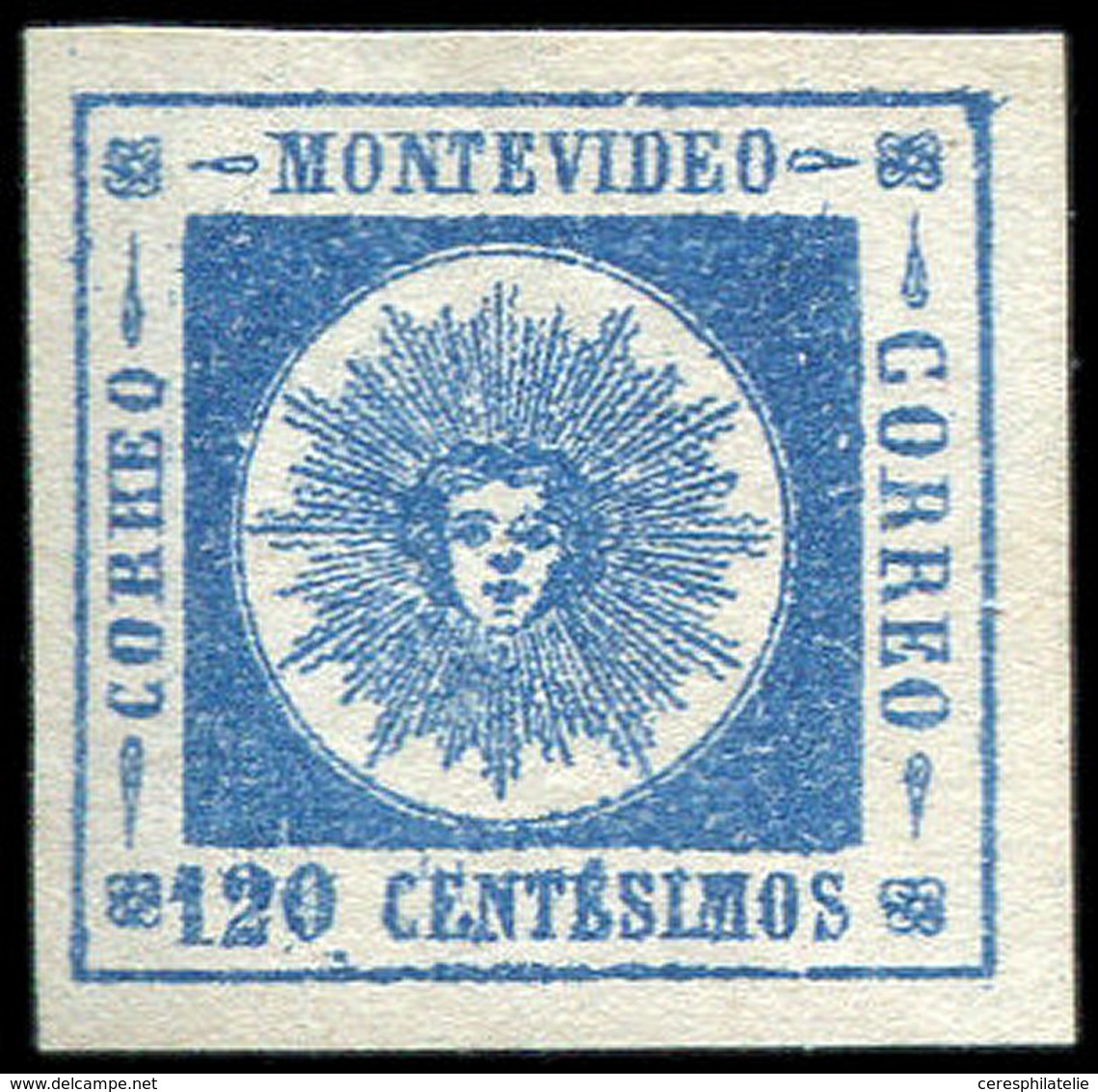 (*) URUGUAY 16 : 120c. Bleu, 4 Ex. Pour Planchage, TB - Uruguay