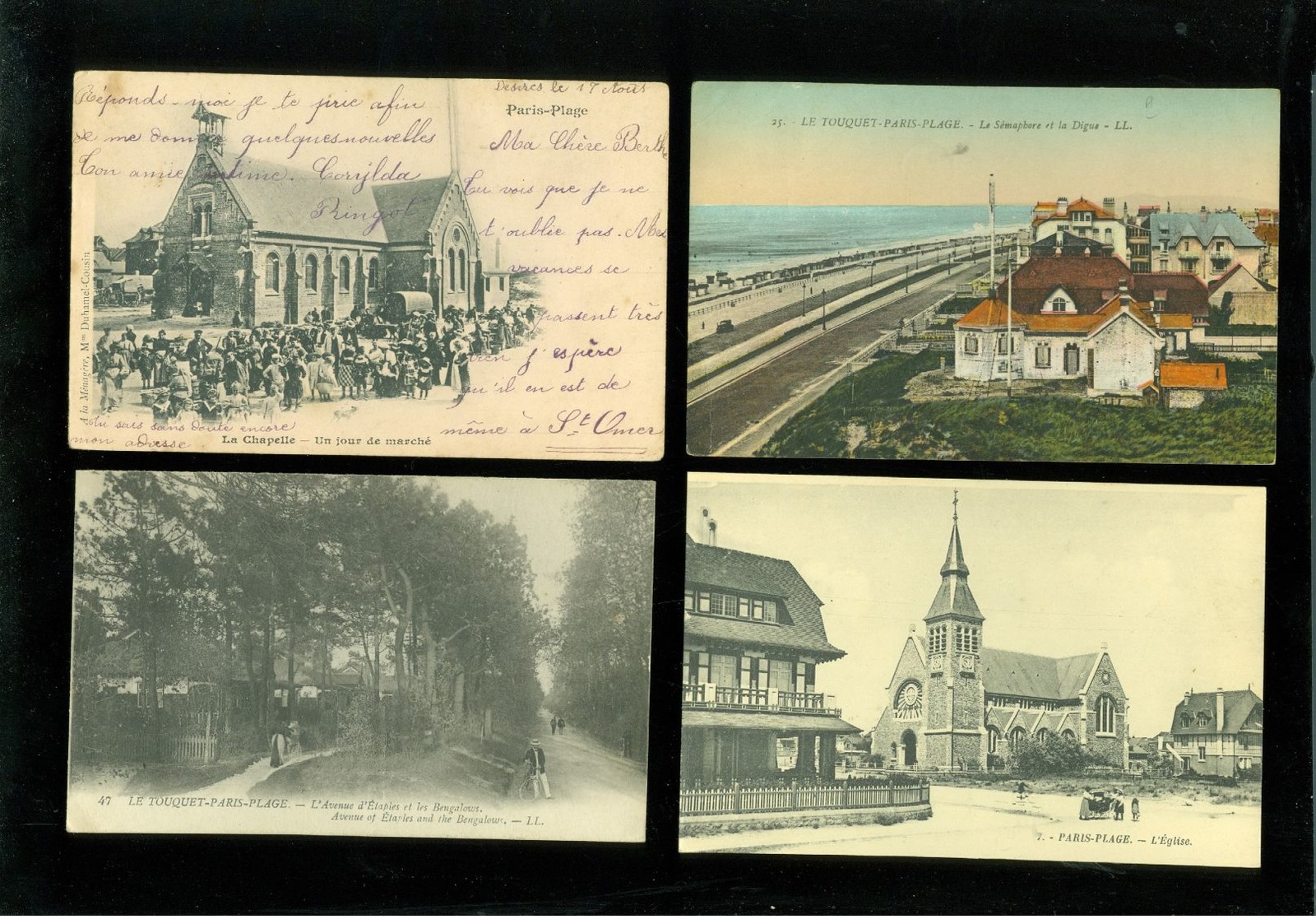 Beau Lot De 50 Cartes Postales De France Le Touquet - Paris - Plage       Mooi Lot Van 50 Postkaarten Van Frankrijk - 5 - 99 Cartes