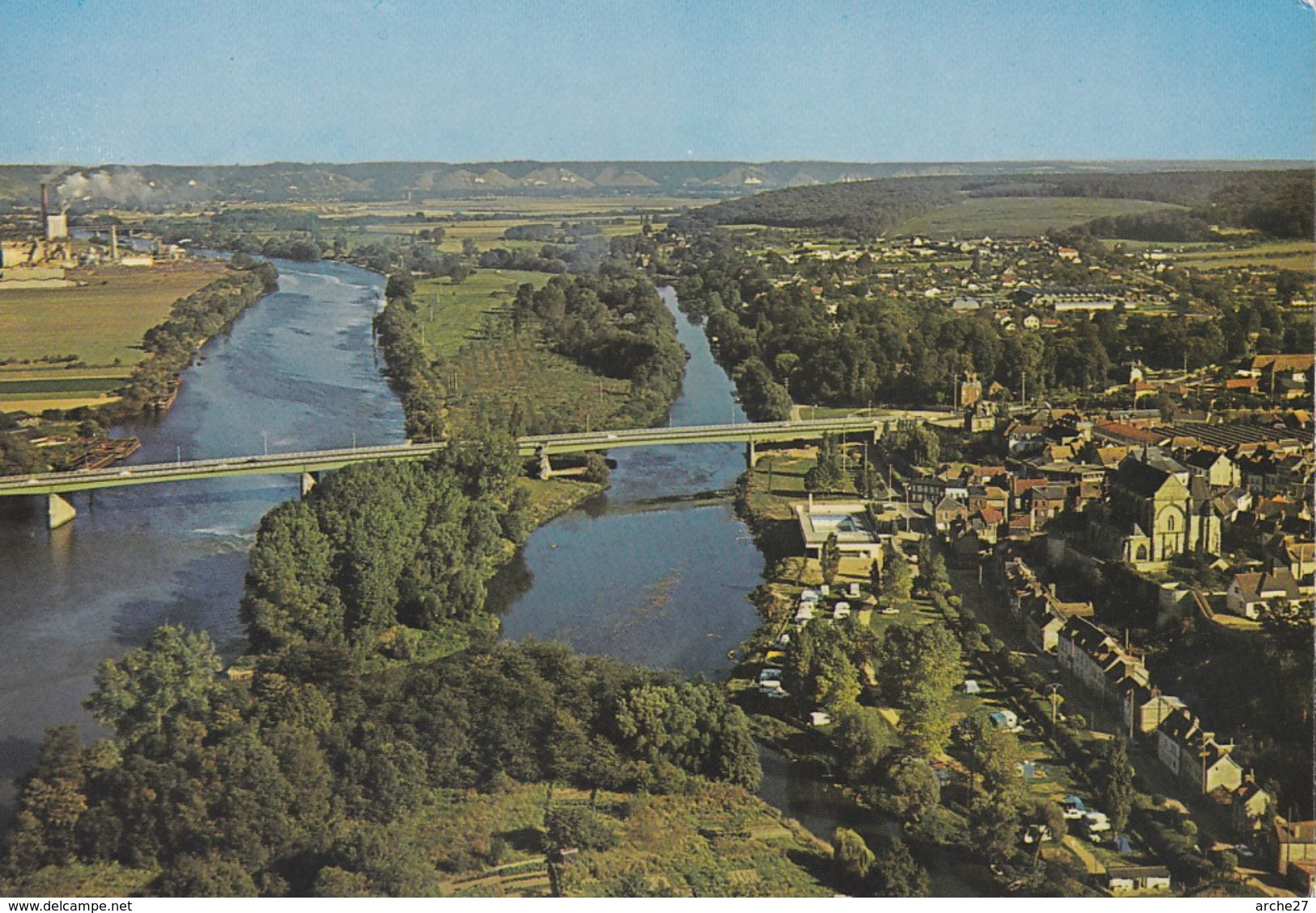 CPSM - 27 - PONT DE L'ARCHE - Vue Générale - 202 - GF - Pont-de-l'Arche