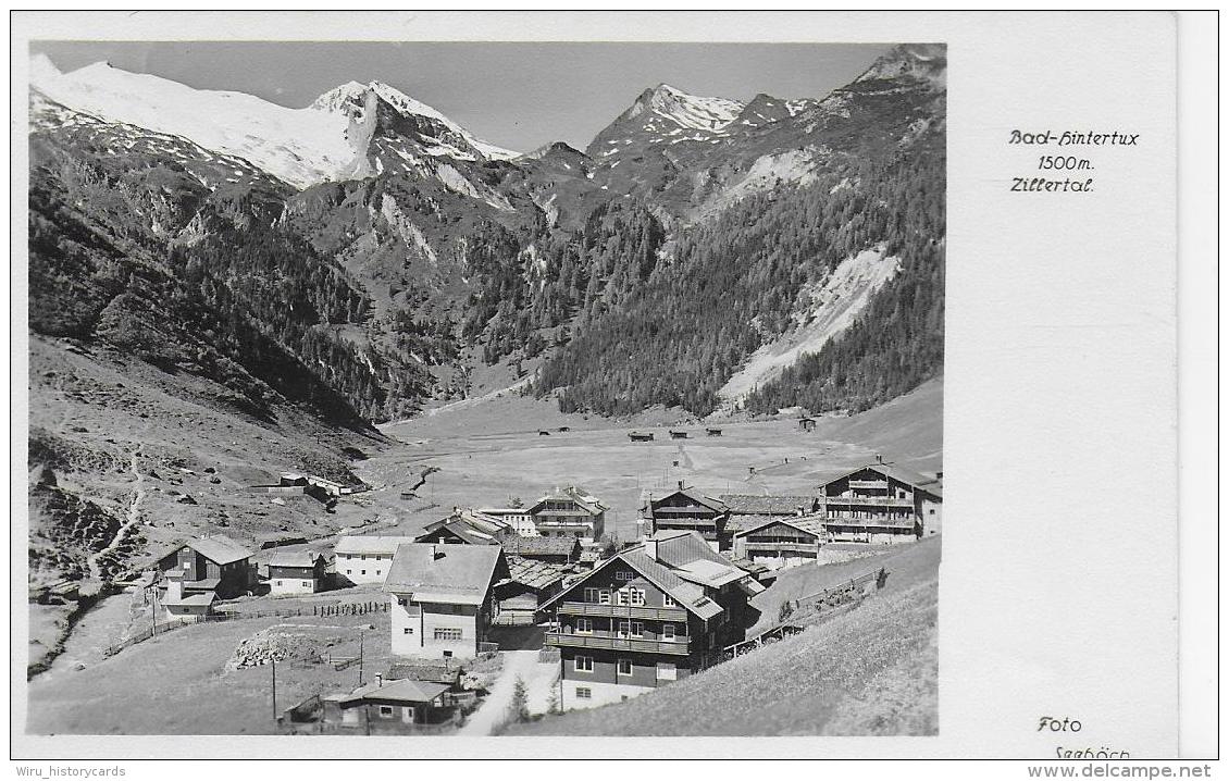 AK 0826  Bad Hintertux Im Zillertal - Foto Seeböck Um 1950 - Zillertal