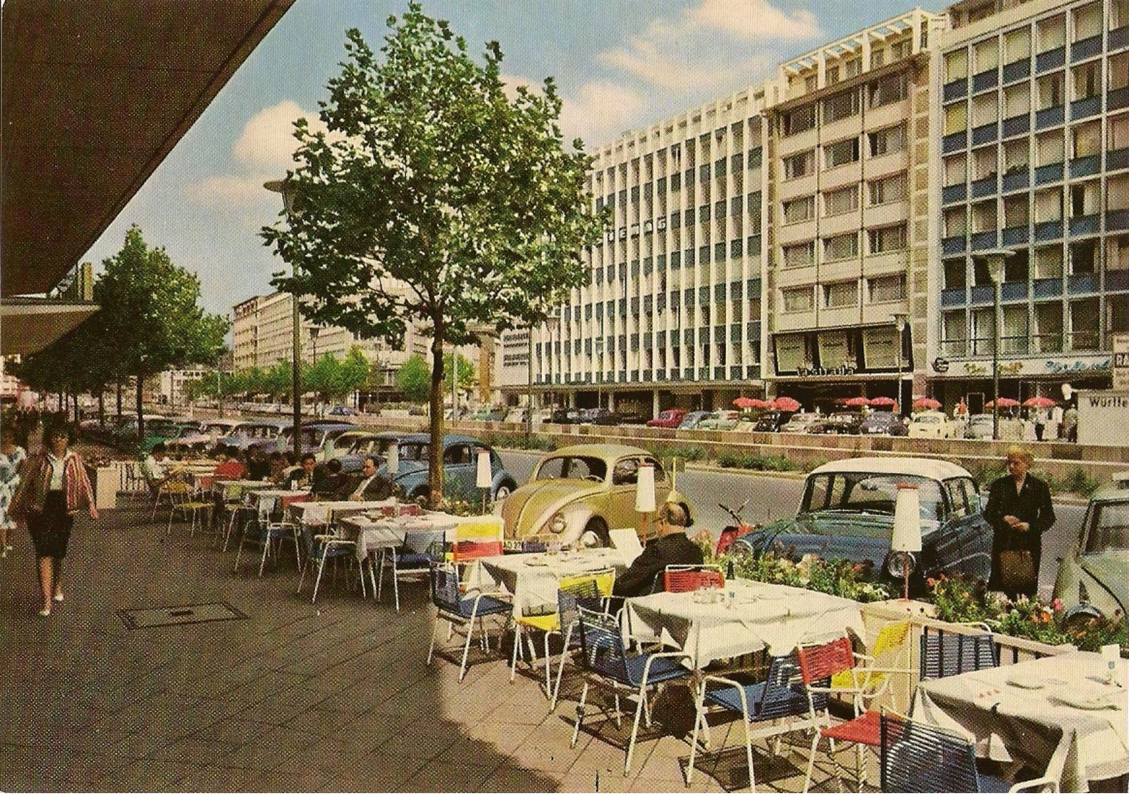 Düsseldorf Berliner Allee Kessel Karte Nr 2075 - Duesseldorf