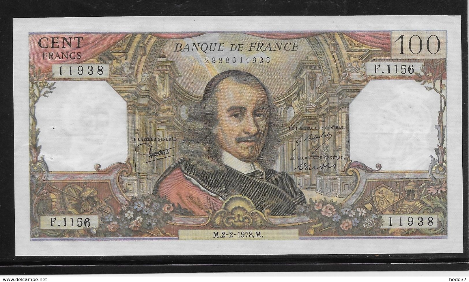 France 100 Francs Corneille - 2-2-1978 - Fayette N°65-61 - SPL - 100 F 1964-1979 ''Corneille''