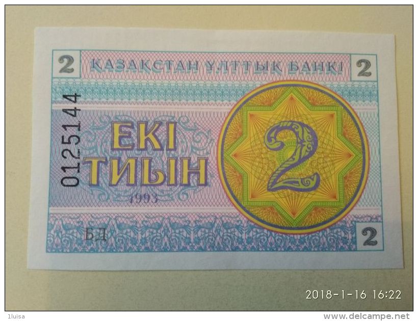 2 Tenge 1993 - Kazakistan